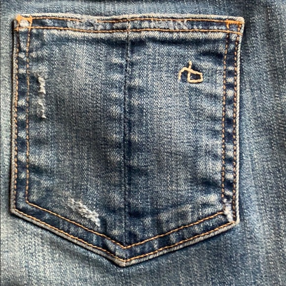Rag Bone denim skinny jeans Brunswick distressed - Picture 6 of 8